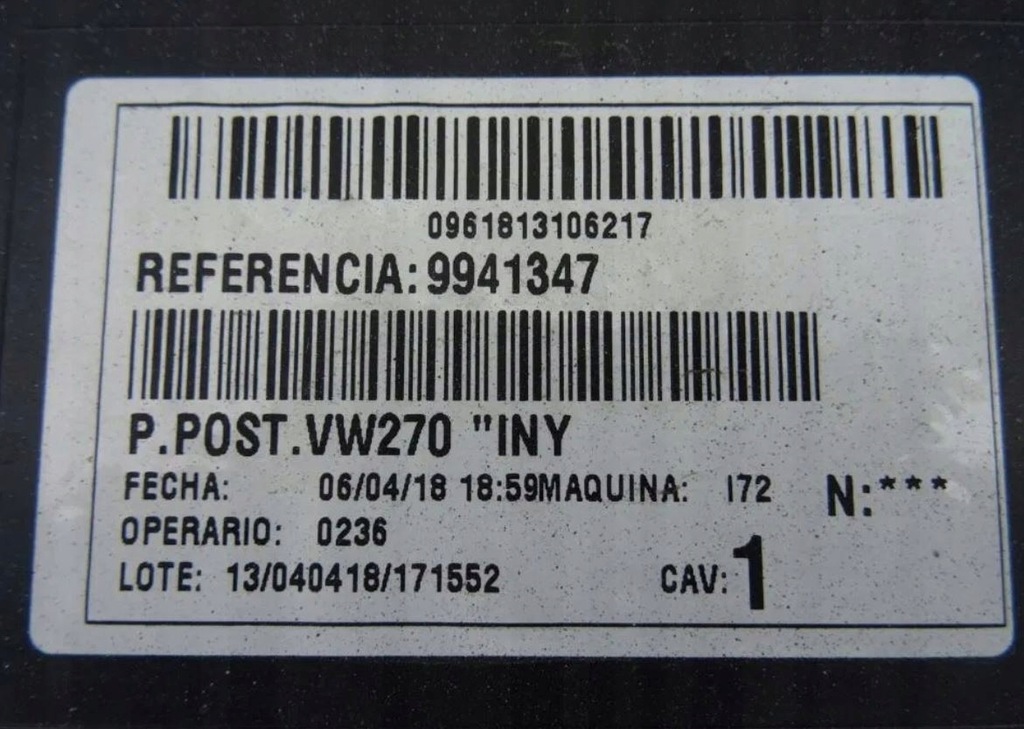 фото №6, Бампер vw polo vi 2g6 задняя задний