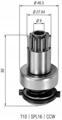 Amb0305/mma bendix стартер vw magneti marelli Цена