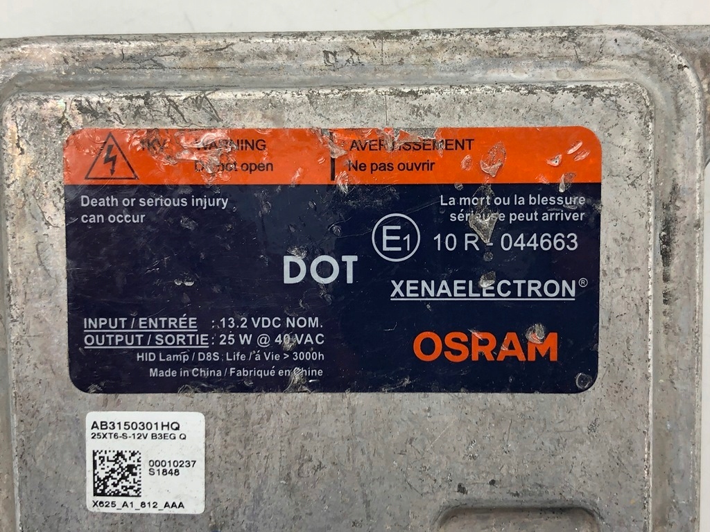 фото №9, Блок керування jeż модуль ксенон ксенон d8s 25xt6-s tesla s suzuki baleno