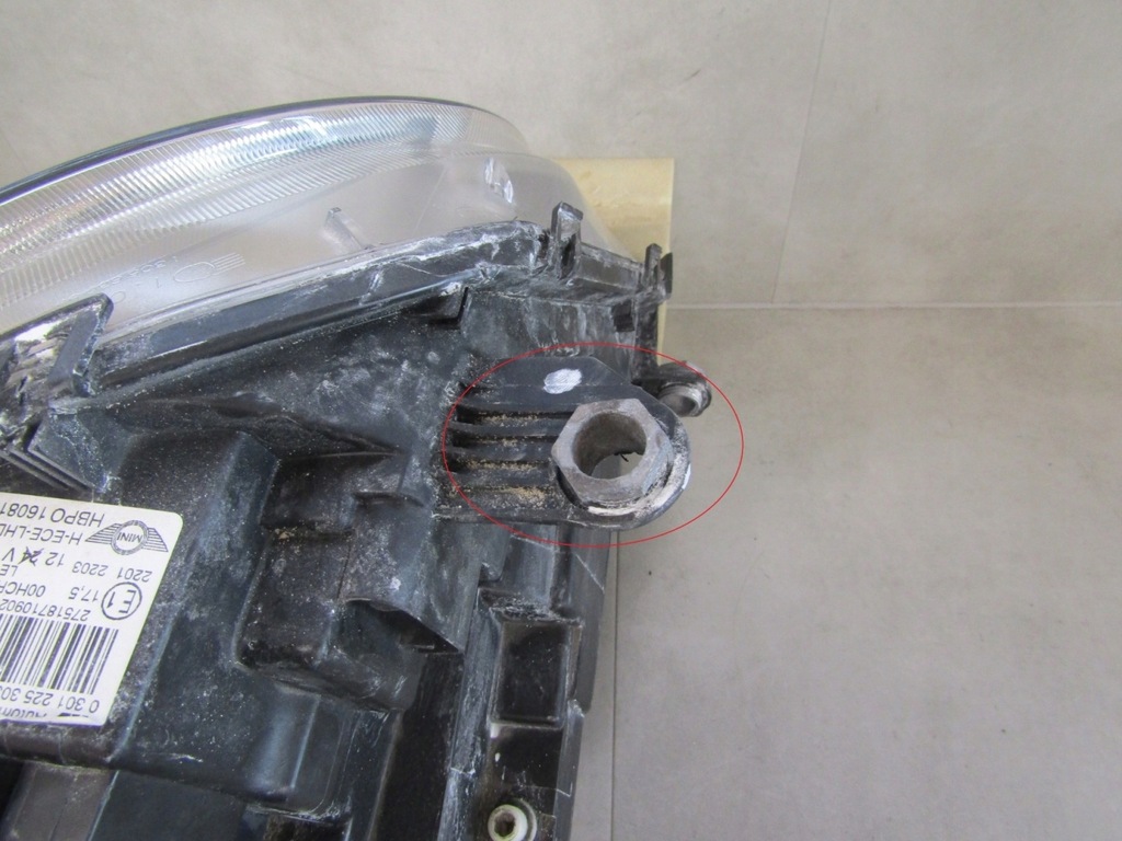 фото №5, Лампа перед mini cooper clubman r55 r56 r57 звичайна lh ліва 07-14 hbpo160818