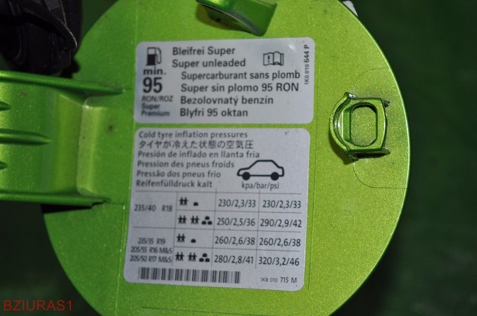 фото №8, Кришка заливної пального vw scirocco lift r 1k8809857c