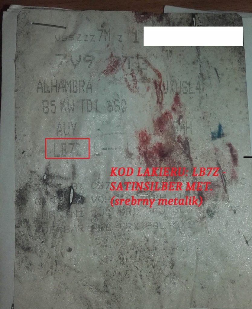 фото №15, Капот крышка двигателя lb7z seat alhambra i fl 00-