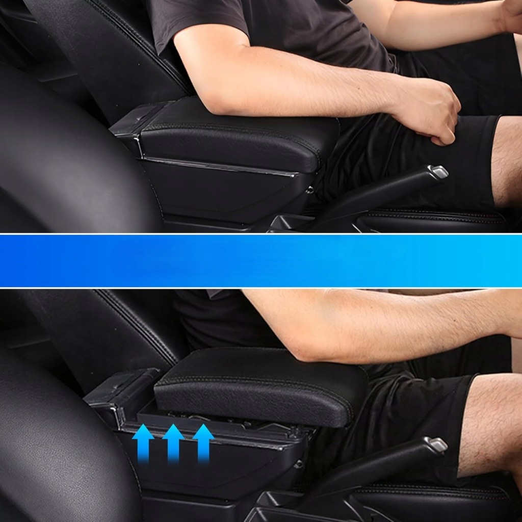 Подлокотник автомобильный предназначенный suzuki swift 2004-2023 чёрный usb Недорого