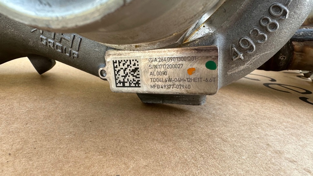 фото №9, Mercedes m264 2.0 бензин турбонагнетатель turbo турбина a2640901300