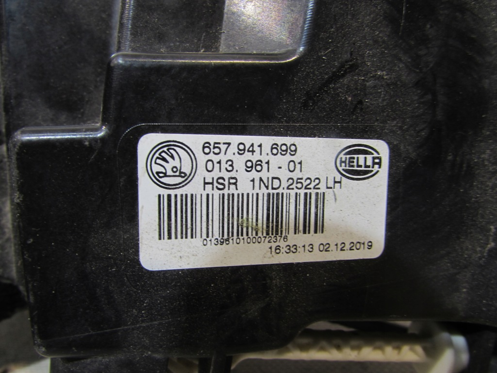 фото №10, Протитуманна фара протитуманний лівий skoda scala