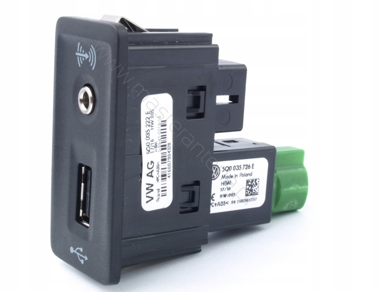 фото №16, Соединитель usb i адаптер aux in 5g0035222e оригинал