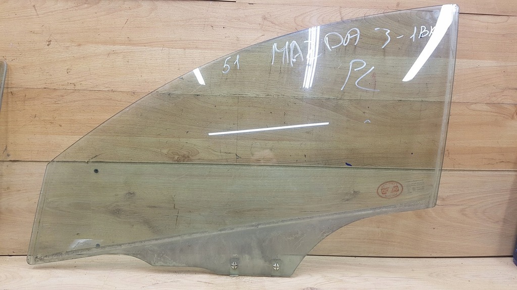 фото №1, Скло двері перед ліва mazda 3 bk