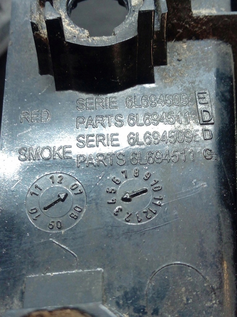 фото №14, Лампы задние набор seat ibiza iii цвет smoke