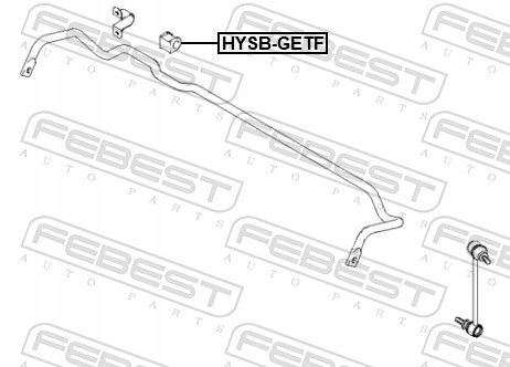 фото №3, Febest hysb-getf подвеска, стабилизатор