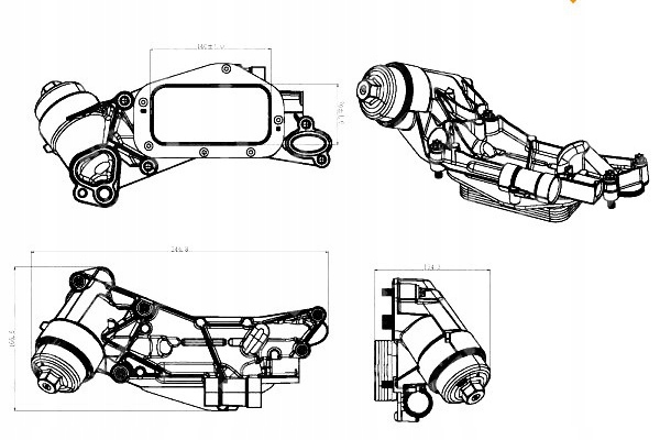 фото №2, Nrf 31315 корпус, фильтр масла