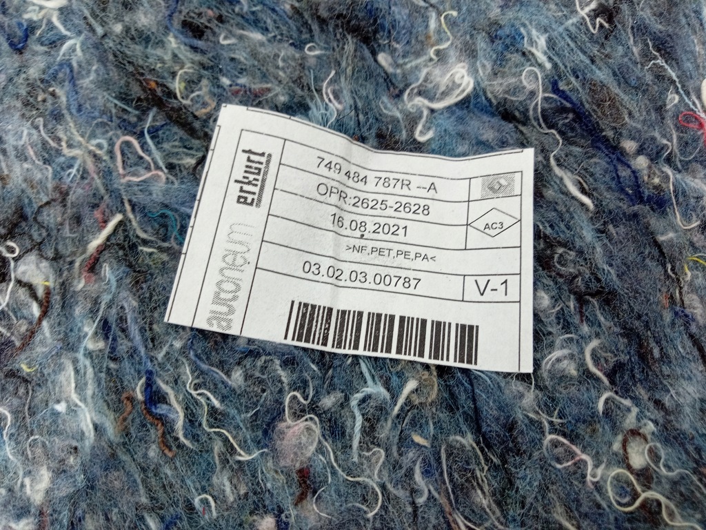 фото №5, Renault clio v 19- шумоизоляция пол задняя 749484787r