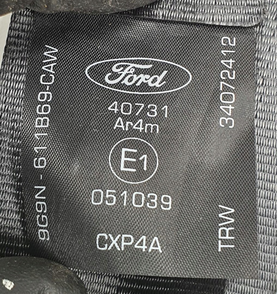 фото №2, Pas безопасности левый задняя ford mondeo mk4