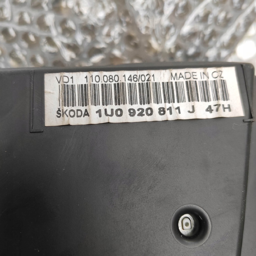 фото №5, Лічильник приладова панель skoda octavia i 1.9 tdi 1u0920811j