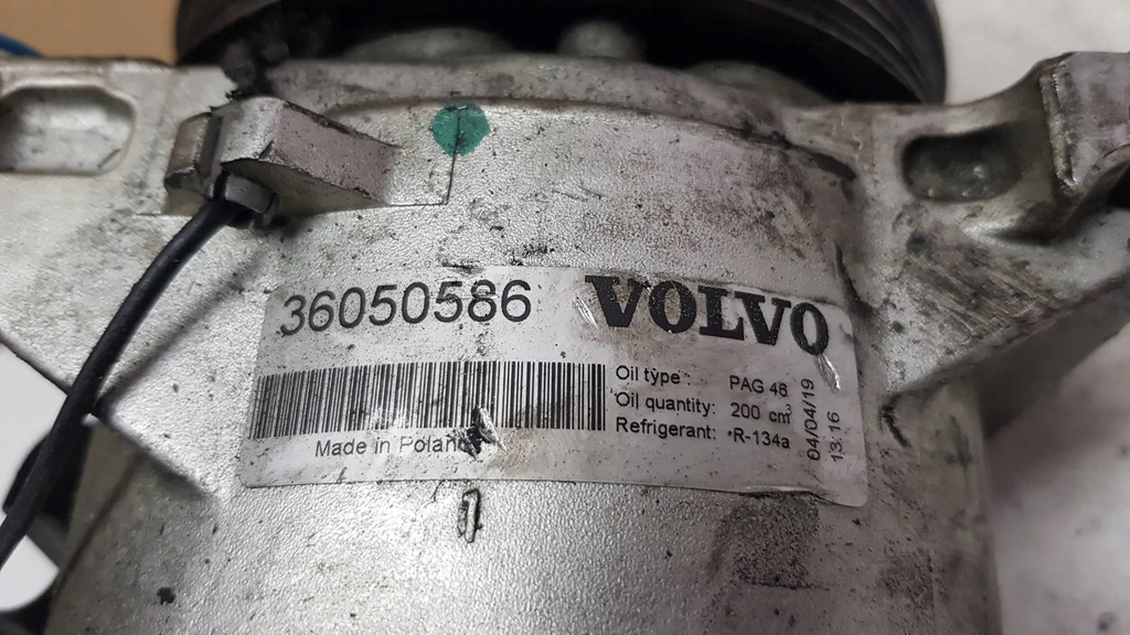 фото №5, Компрессор компрессор кондиционера 36050586 volvo s40 ii c30 c70 ii