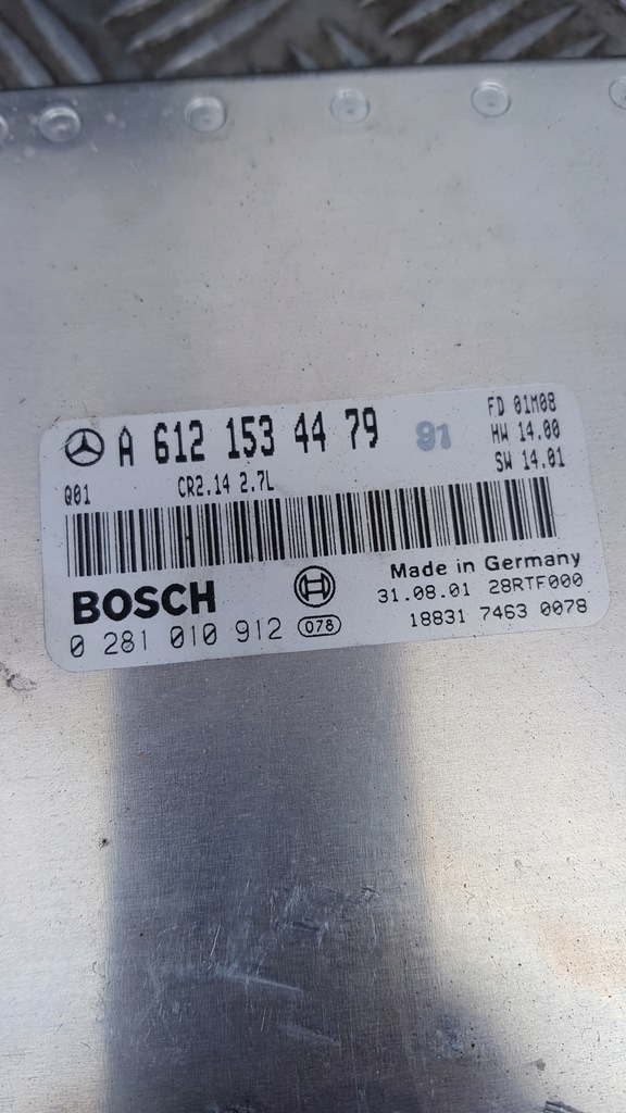 фото №8, W203 2.7 cdi набор стартовый do запуска бортовой компьютер a6121534479 замок зажигания imm