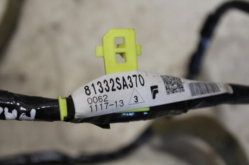 фото №7, Жгут электропроводка трубопровод subaru forester ii sg 81332sa370