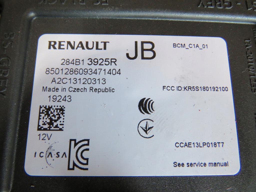 фото №3, Набір стартовий renault talisman 237104659s