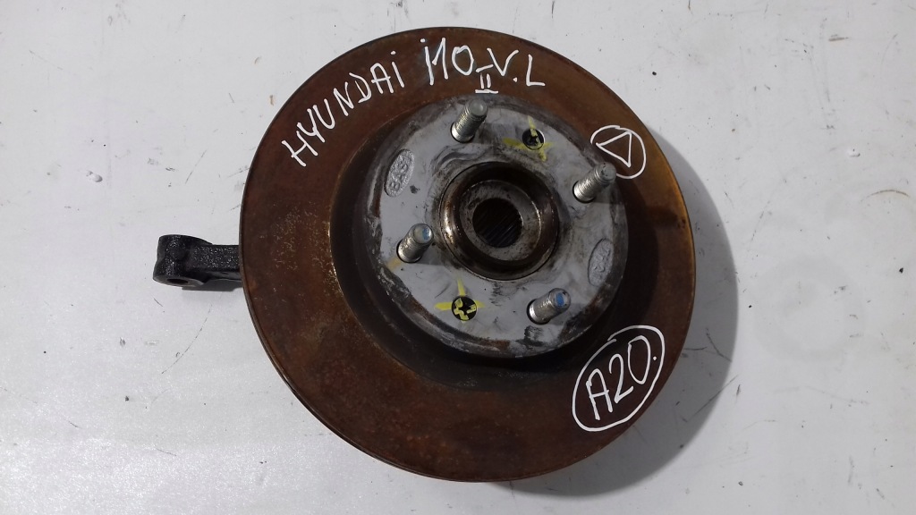фото №1, Hyundai i10 iii поворотный кулак левый перед ступица 7g04