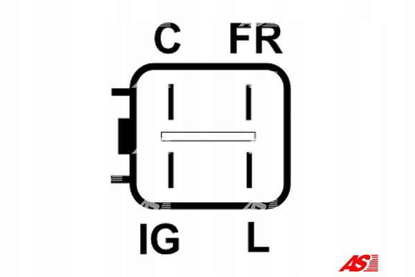 фото №4, Регулятор напряжения генератора denso - as-pl