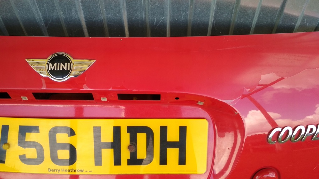 фото №6, Крышка багажника багажника mini cooper cabrio r52 01-06