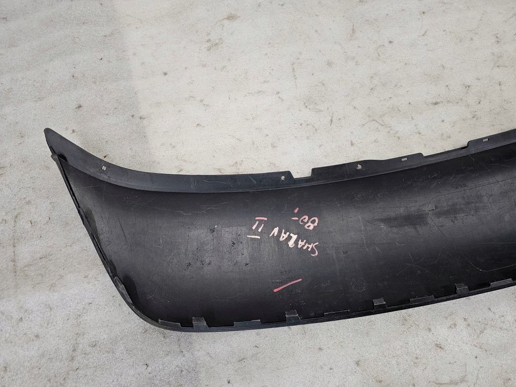 фото №14, Volkswagen sharan ii 7n накладка спойлер бампера заднего задняя 7n0807521a