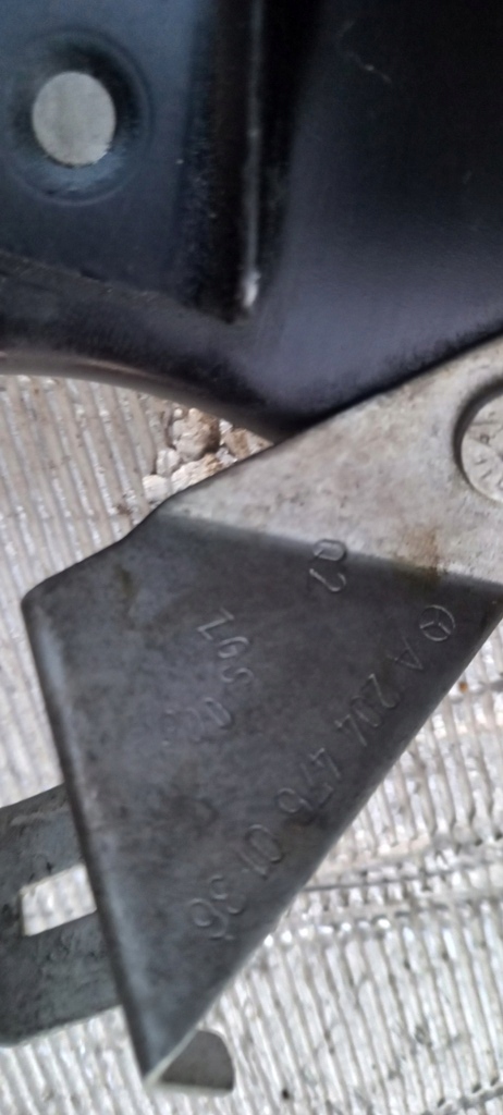 фото №8, Панель фари лампи кронштейн капот mercedes w204