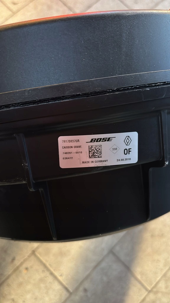 фото №8, Динамик труба bose renault kadjar 281708976r состояние jak новый