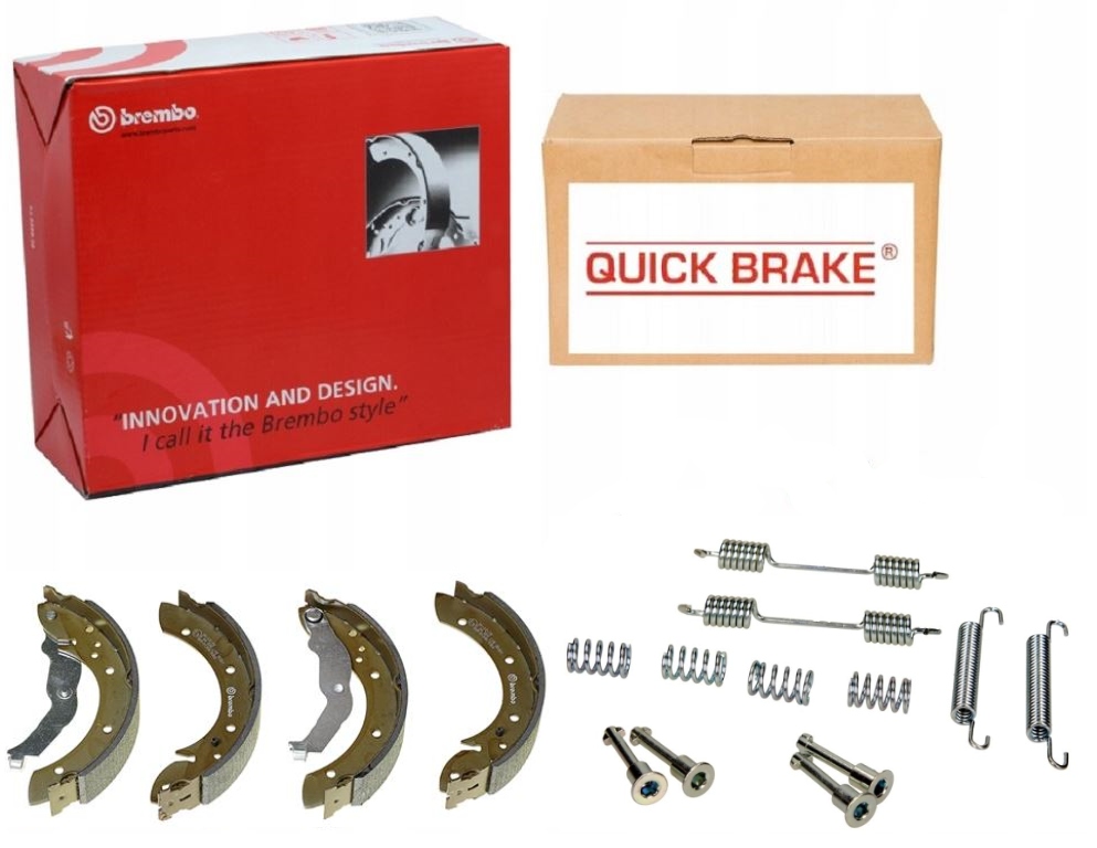 фото №1, Тормозные колодки тормозные+ пружины задняя bmw 3 e36 z1 z3