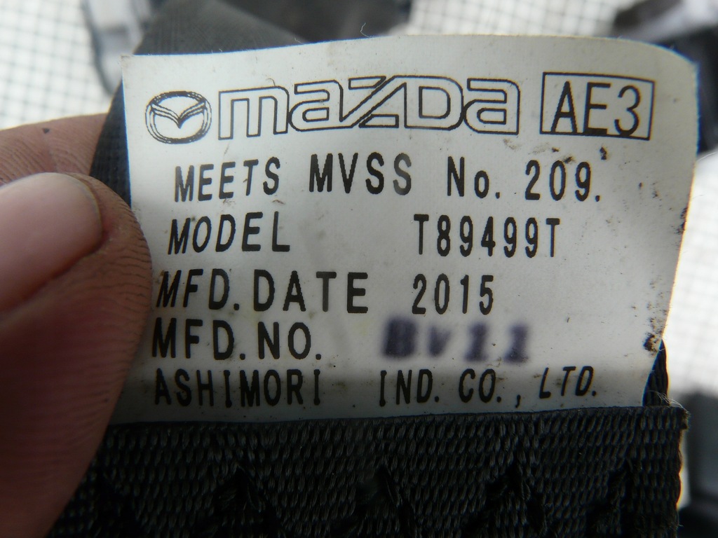 фото №5, Mazda 6 gj 13- sedan ремені задня задні