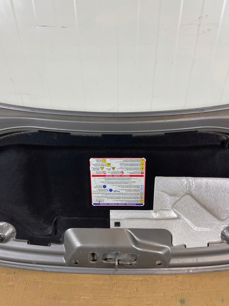 фото №10, Fiat 500 abarth 595 крышка передняя / капот двигателя grigio 52009424