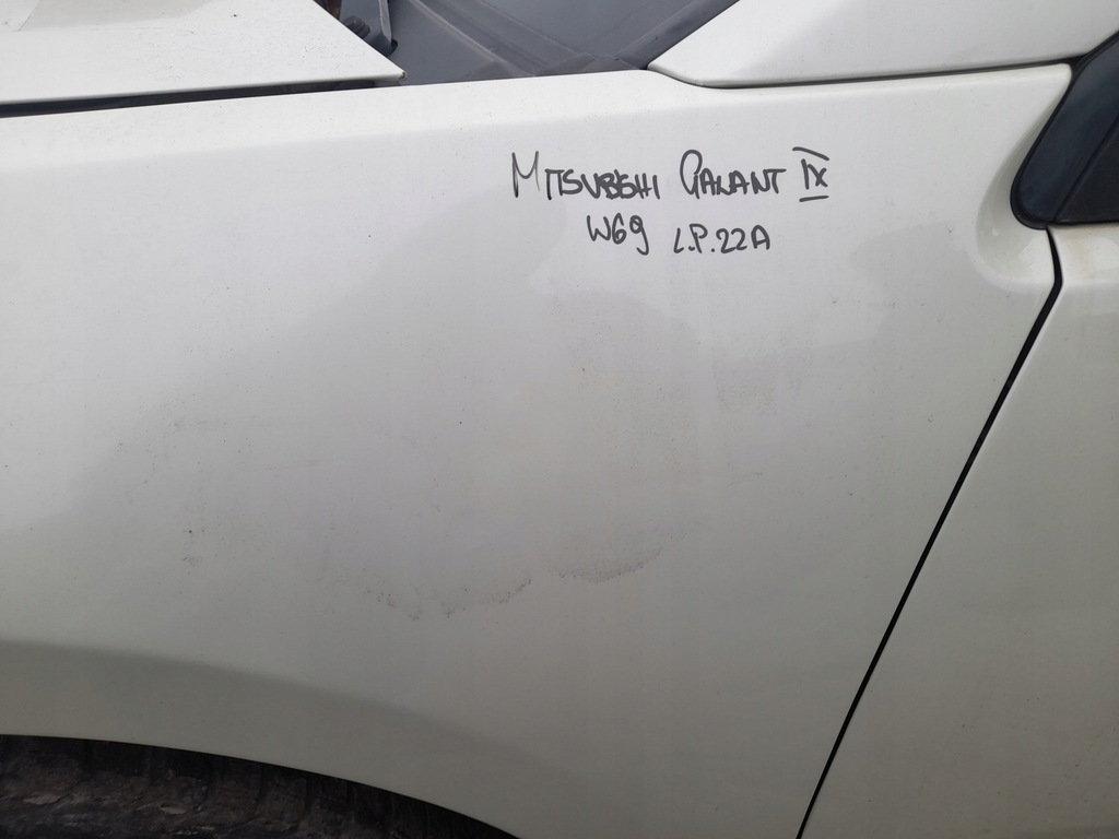 фото №9, Mitsubishi galant ix 9 крыло левый перед w69e