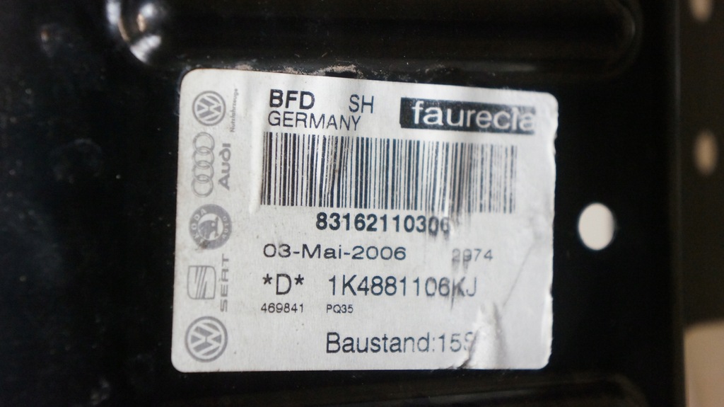 фото №8, Seat leon ii каркас сиденье правый перед 1k4881106kj