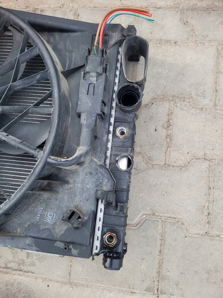 фото №4, Радиатор вентилятор mercedes w211 2.2 cdi автоматическая коробка передач