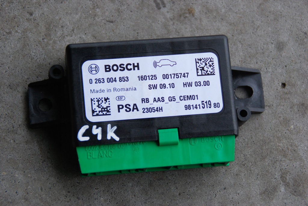 фото №1, Модуль блок керування паркування pdc citroen c4 ii ds4