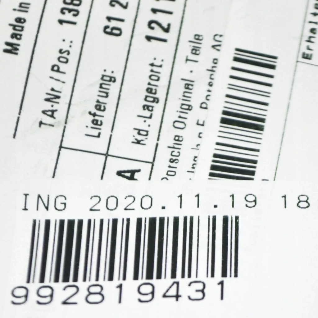 фото №7, Porsche 911 992 kabriolet левая решётка впуск воздуха 992819431оригинальная