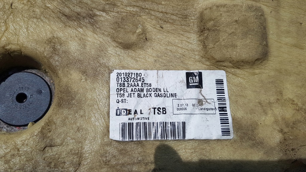 фото №10, Килимок обшивка opel adam