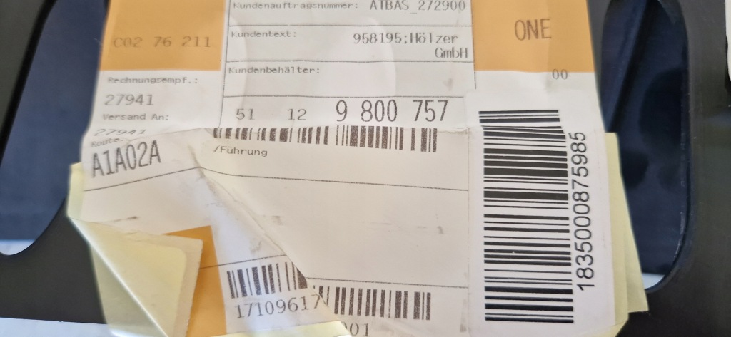 фото №4, Mini r60 r61 направляющая бампера задняя 9800757 новый