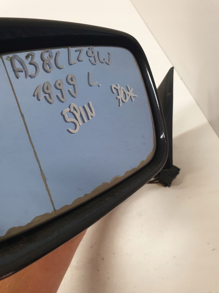 фото №6, Дзеркало ліва 5 pin audi a3 8l 1999 rok код лакофарбового покриття lz9w