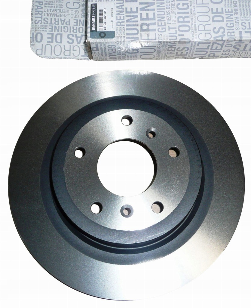 фото №1, 2x oryg kpl. диск тормозная задняя renault kadjar