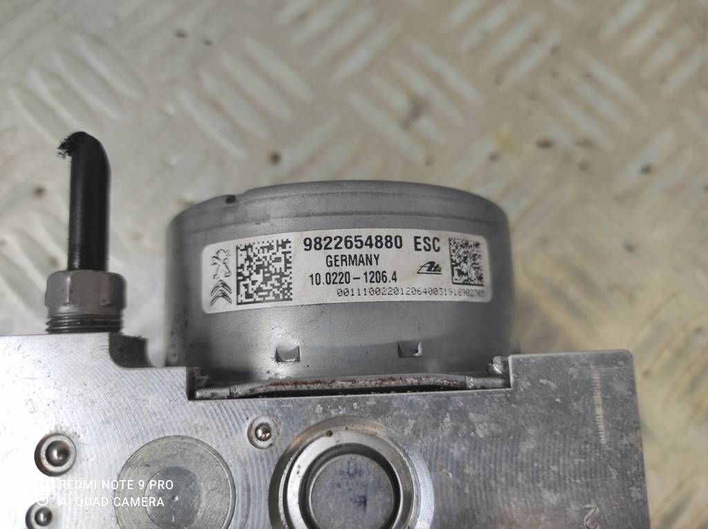 фото №8, Peugeot 208 i lift насос тормозная насос abs 9822654880 пробег 35.000 km