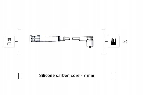фото №1, Дроти запалювання bmw magneti marelli