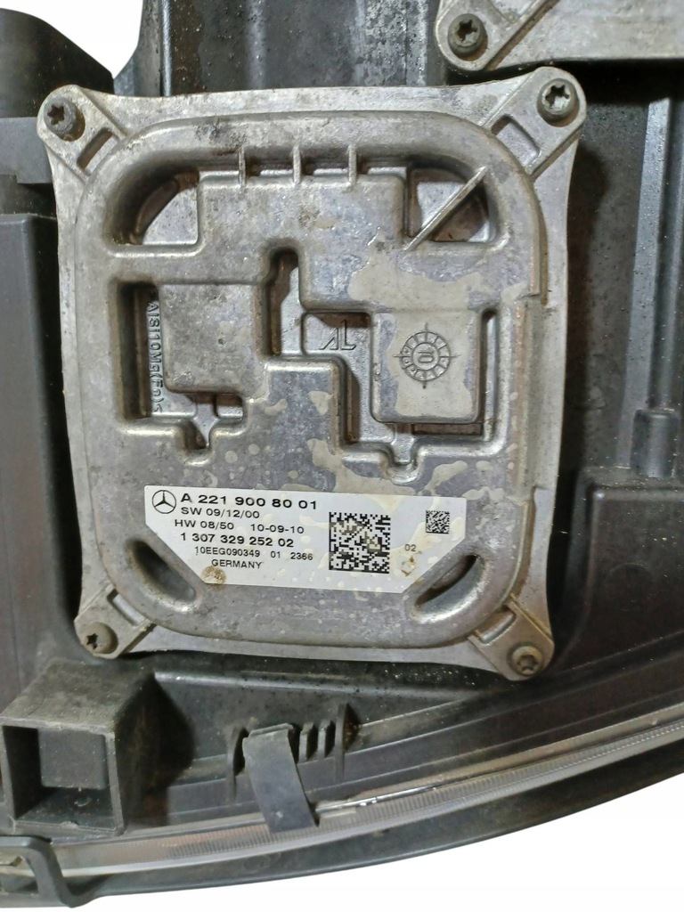 фото №14, Mercedes s w221 221 лампа права перед передня bi ксенон поворотний a2218201039