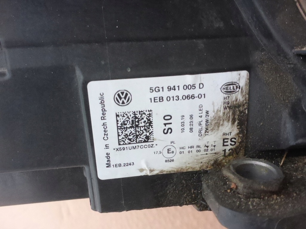фото №13, Vw golf vii 7 фара лівий lift 5g1941005d оригінал europa