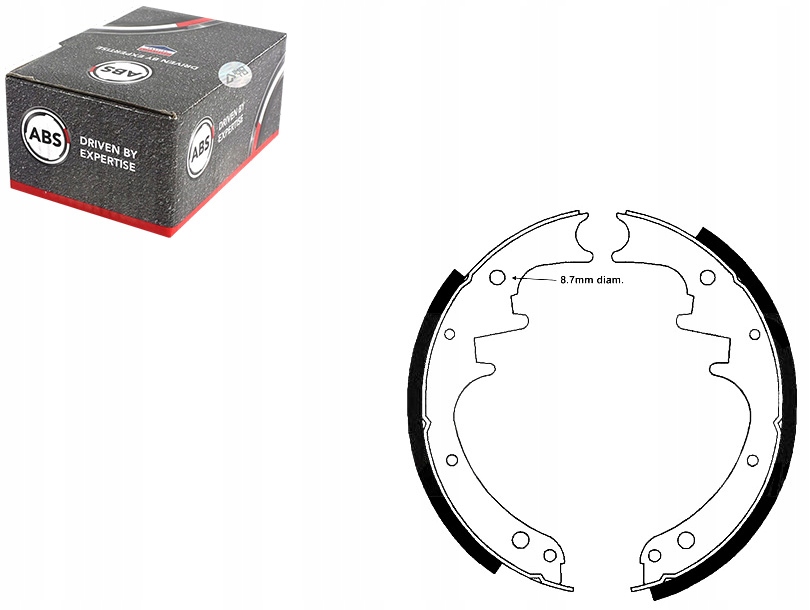 фото №1, A.b.s. гальмівні колодки гальмівний. jeep cherokee 83-89