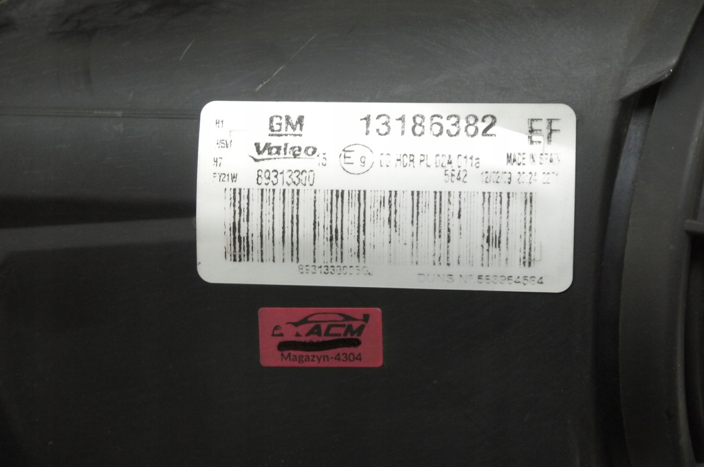 фото №12, Opel corsa d фара правий лампа права 13186382