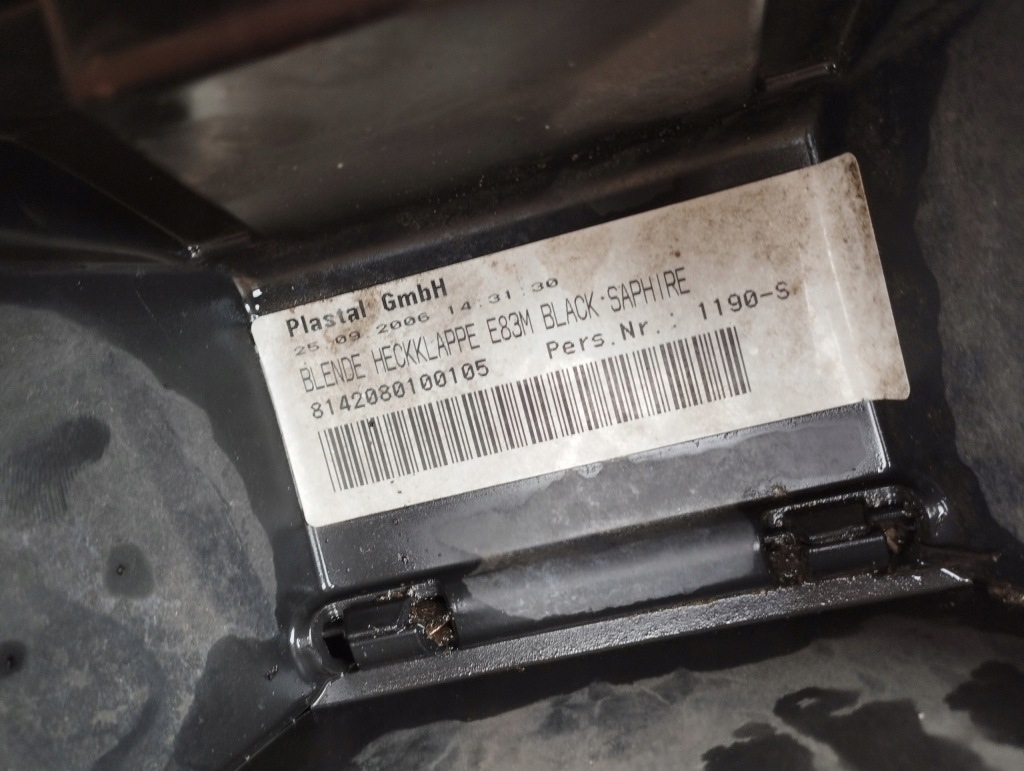 фото №9, Bmw x3 e83 накладка кришки багажника m-pakiet