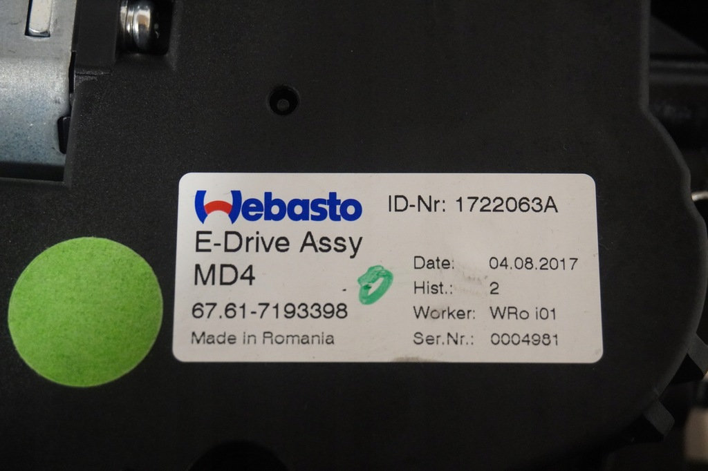 фото №6, Люк bmw i3 7361007 9193398 42km.