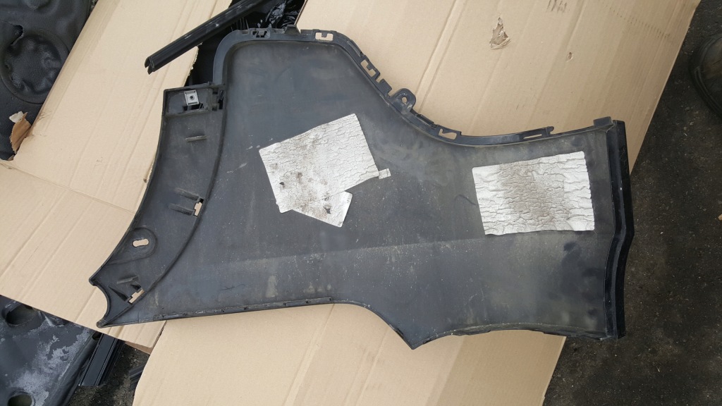 Уголок бампера левый задняя задний защита bmw x5 e70 black shapphire оригинальный номер Оригинал