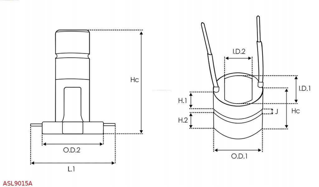 фото №3, Кольцо / komutator генератора asl9015a