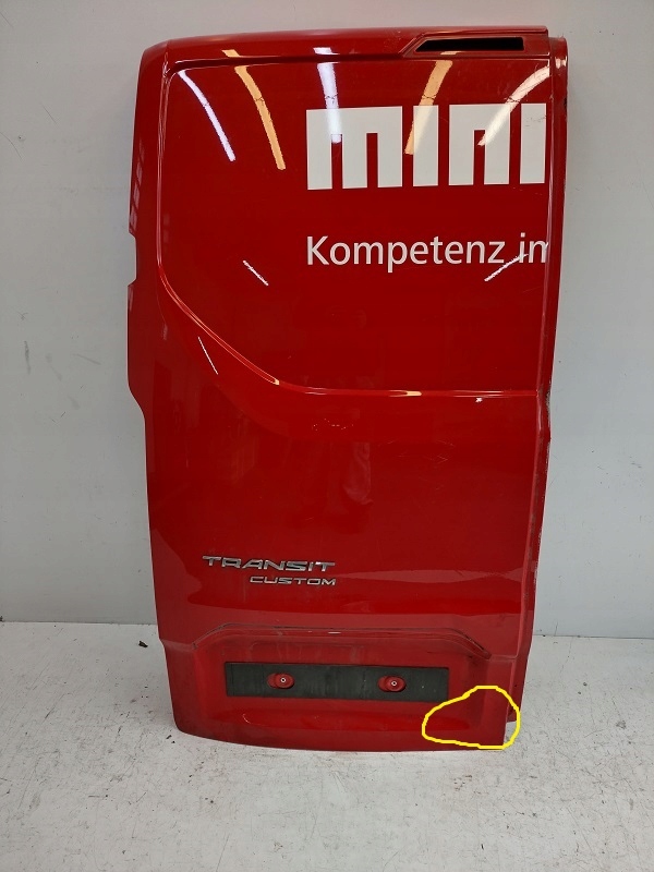 фото №1, Ford transit coustom дверь задняя